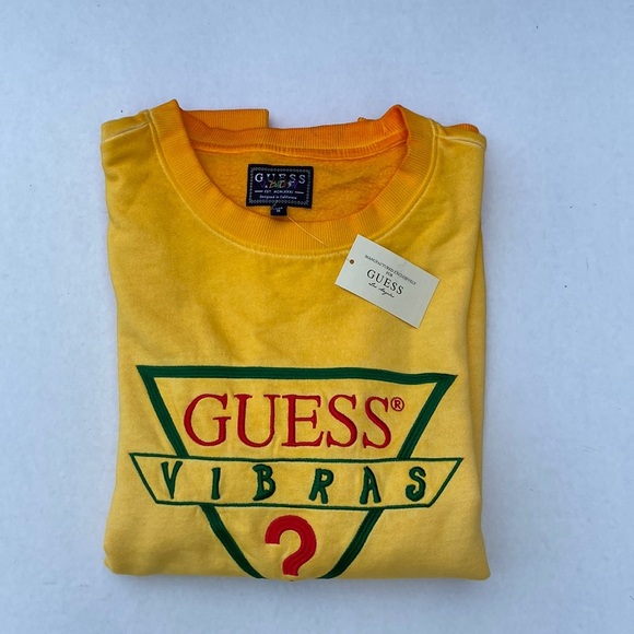 New GUESS J Balvin Mens Logo Sweatshirt SZ M - Picture 1 of 6